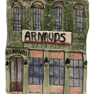 ceramic depiction of Arnaud's Restaurant - New Orleans