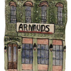 ceramic depiction of Arnaud's Restaurant - New Orleans