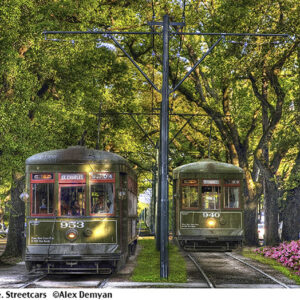 St. Charles Ave. Streetcars.