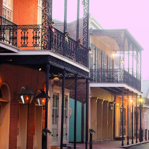 toulouse street in New Orleans HDR print