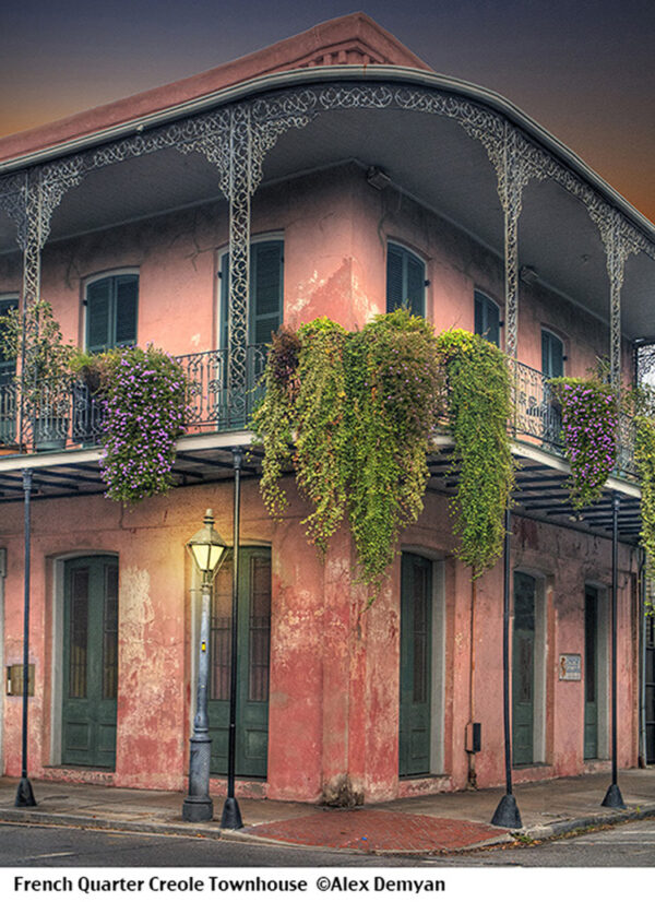 French quarder Creole Townhouse HDR photo by Alex Demyan.