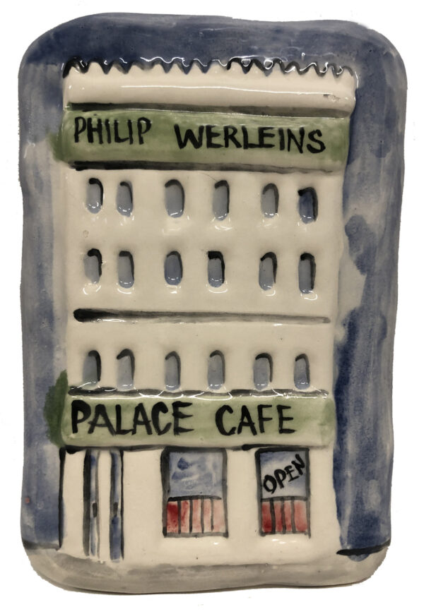 Palace Cafe Ceramic Plaque.