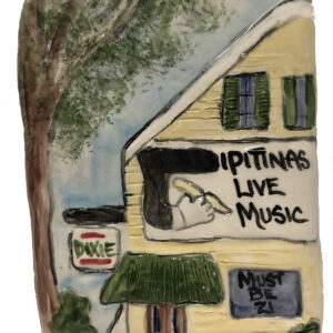 Tipitinas Live Music ceramic plaque.