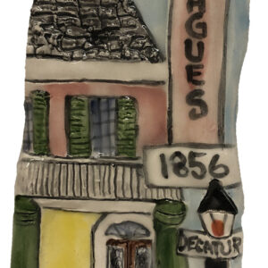 ceramic of Tujagues 1856 NOLA.