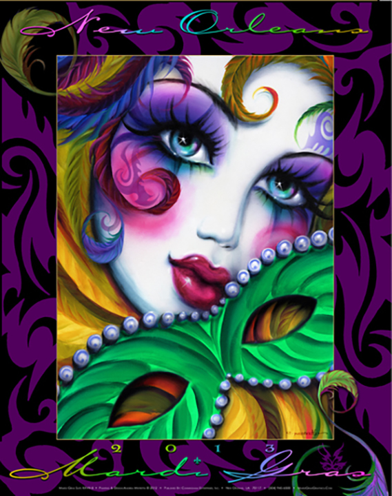 Mardi Gras Poster from 2013