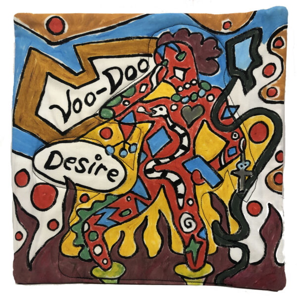front of Voo-Doo Desire Potholder.
