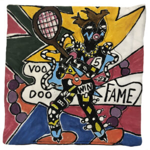 front of VooDoo-Win-Fame Potholder.