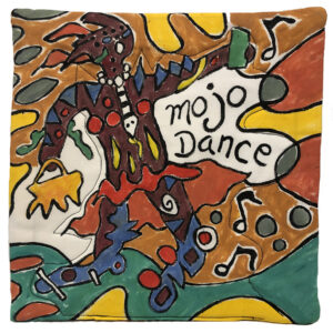 front of Mojo Dance Potholder.