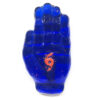 Cobalt Blue sculpted glass hand.