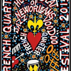 2015 French Quarter Festival poster by Simon Hardeveld.