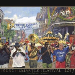 2017 French Quarter Festival poster by Tony Green.