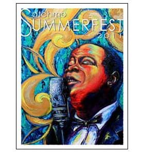 2011 Satchmo Summerfest Poster by Christy Works-Boutte