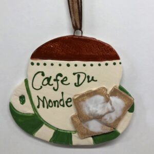 Café and Beignet ornament