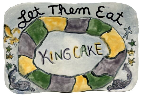 King Cake plaque - version 2