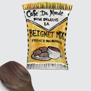 Beignet Mix Spoon Rest by Katie Baldwin