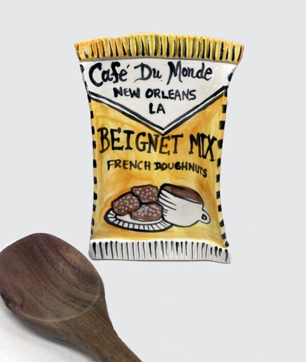 Beignet Mix Spoon Rest by Katie Baldwin