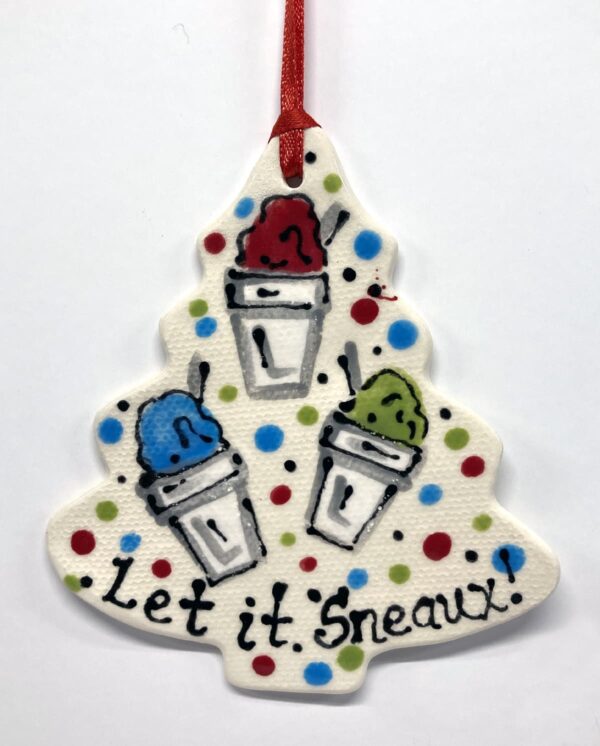 Let it Sneaux Ornament