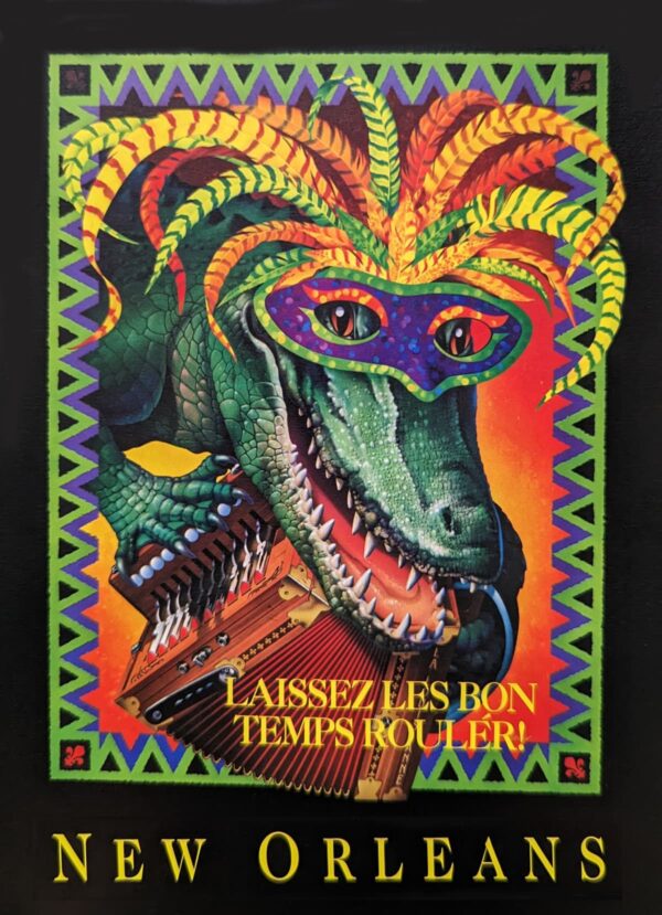 Zydeco Alligator poster by John Cacy.