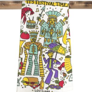 Festival Time kitchen tee towel.