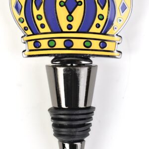 Mardi Gras Crown Wine Stopper