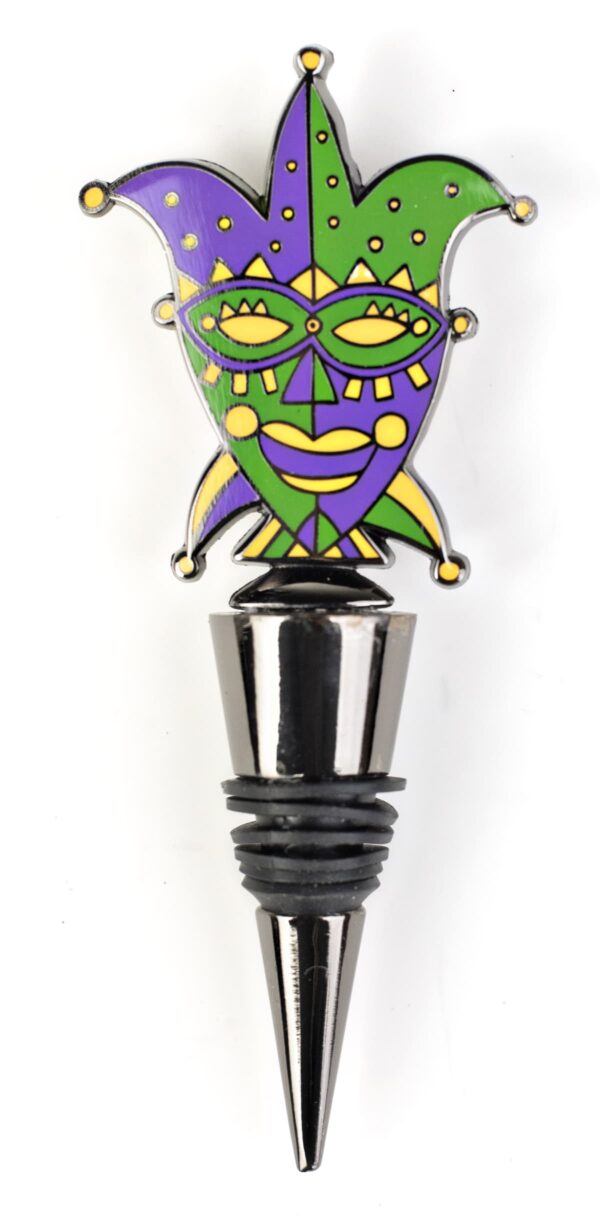 Mardi Gras Wine Stopper