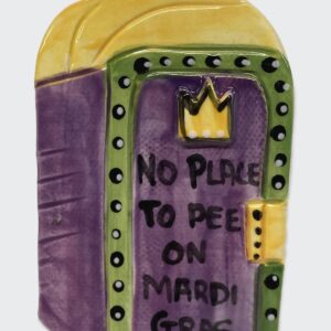 Port-a-Potty Mardi Gras Ornament.