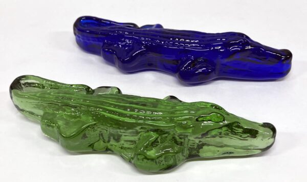 Glass Alligators by Mitchell Gaudet of Studio Inferno.