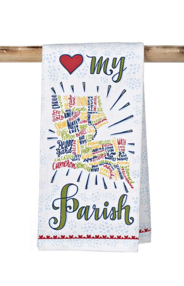 Love My Parish Tea Towel