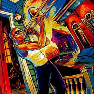 2012 New Orleans Jazz & Heritage Festival poster.