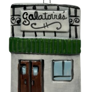 Galatoire's ceramic plaque by Katie Baldwin