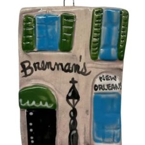 Brennan's ceramic ornament by Katie Baldwin.