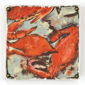 Crab Wooden Art Block