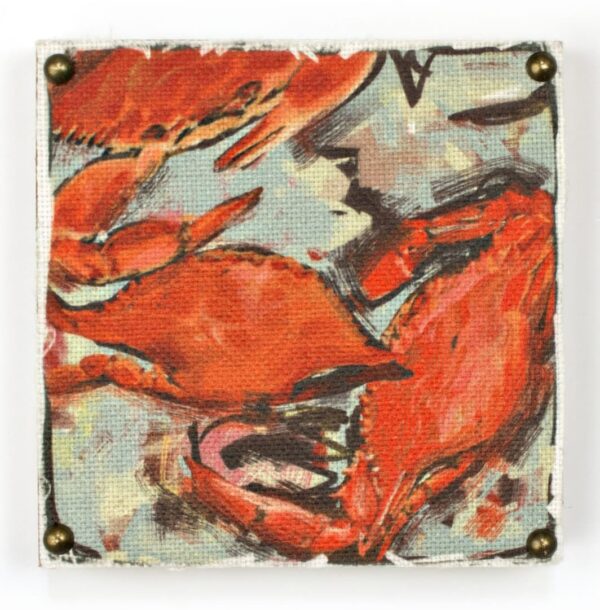 Crab Wooden Art Block