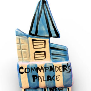 Hand made ceramic ornament by Katie Baldwin.