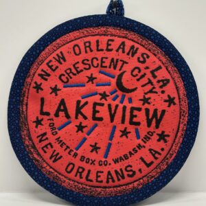 Hand Sewn potholder by Tracy Thomson