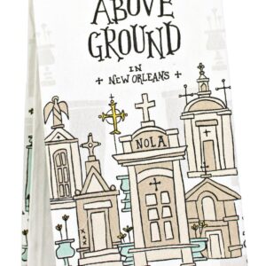 Bury Me Above Ground tea towel