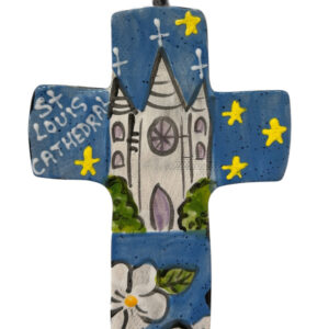 St. Louis Cathedral Cross ornament by Katie Baldwin
