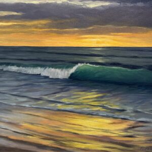 Sunset Glow original painting by Mary Loftus.