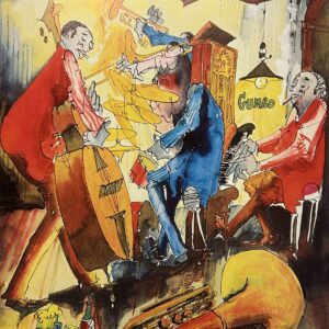 French Quarter Jazz Club print by Leo Meiersdorff